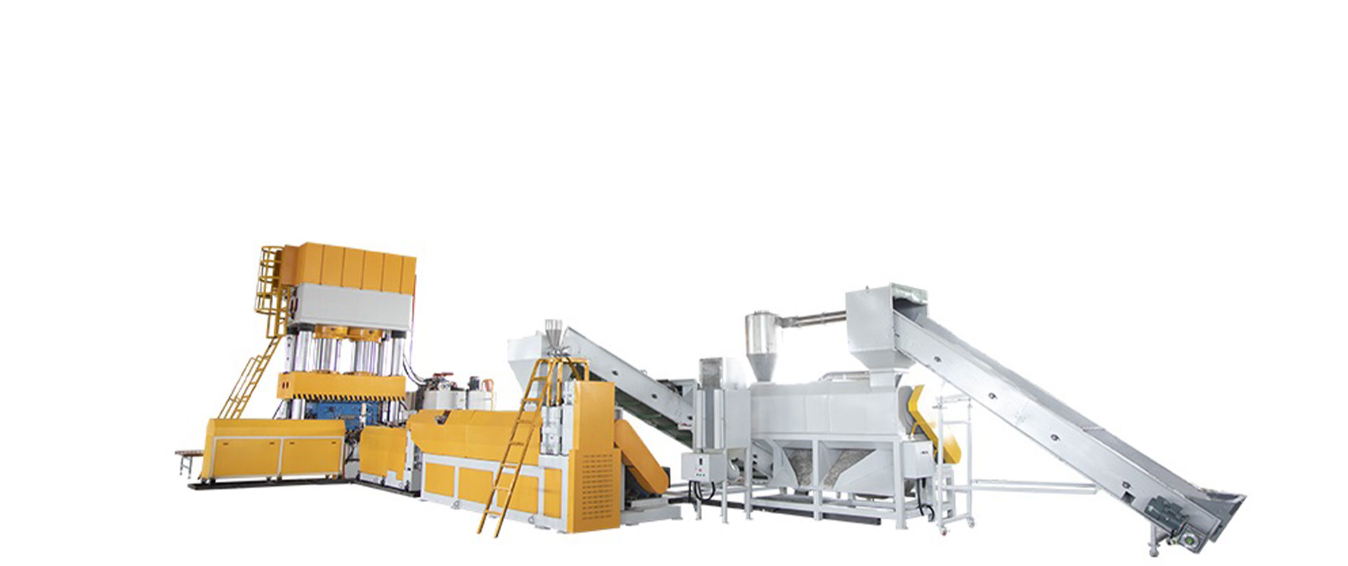 Mixed Plastic Recycling Extrusion & Injection Molding Machine