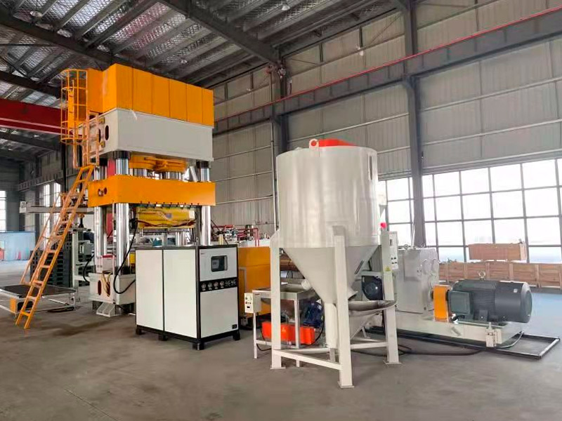Waste Electromagnetic Film Pallet Pressing Line