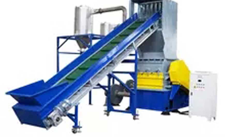 Double Shaft Shredder Machine Plastic Soft Film Products Recycling