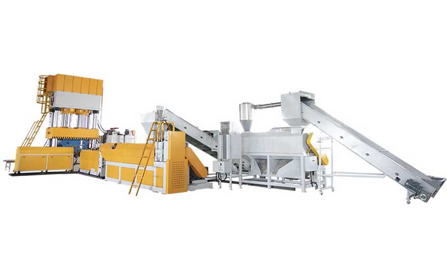 plastic recycling extruder machine