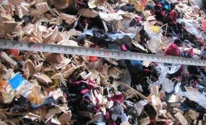 garment waste recycling machine
