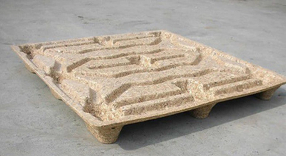 Straw pallet pressing equipment